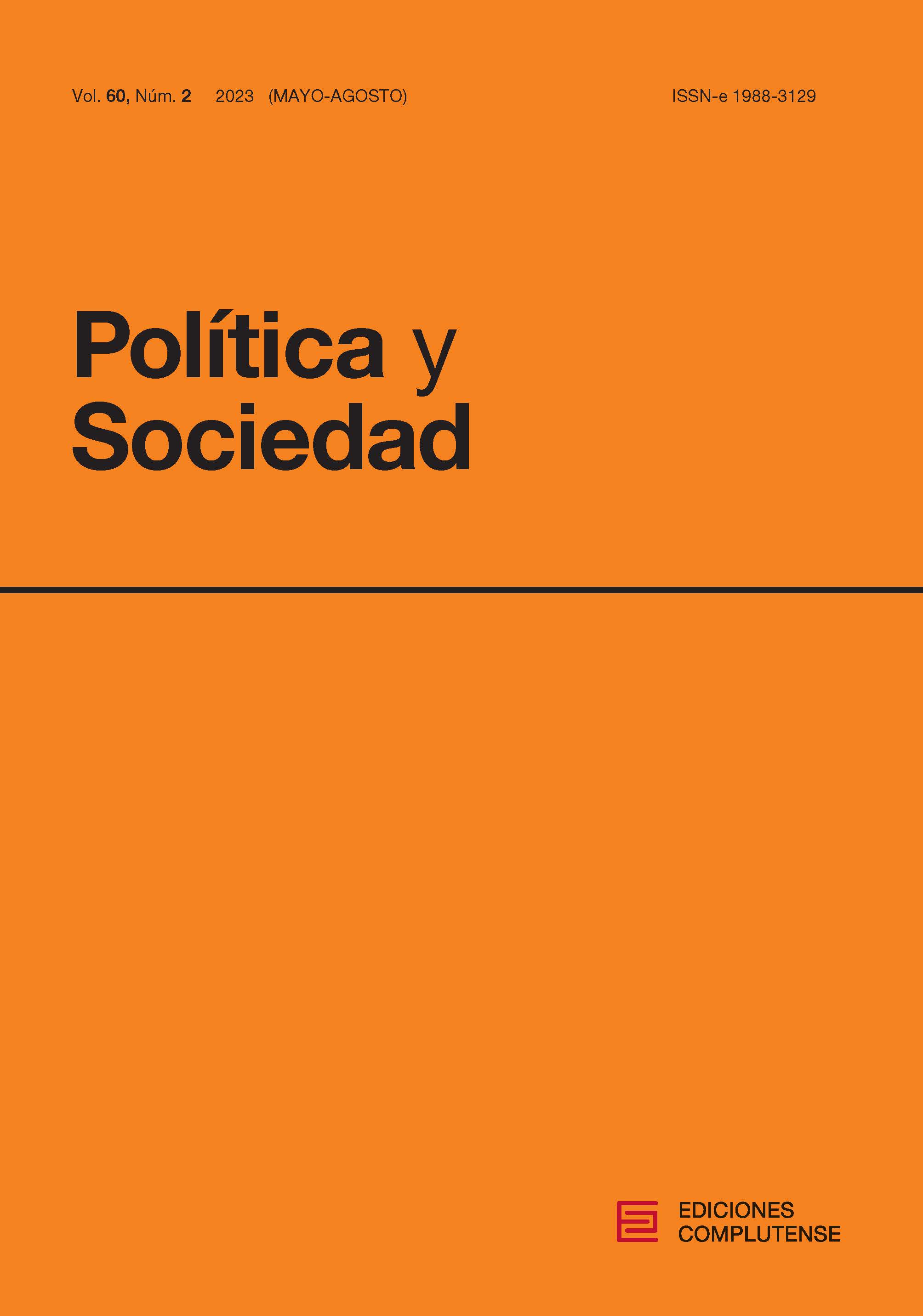Cubierta Política y Sociedad 60 (2), 2023