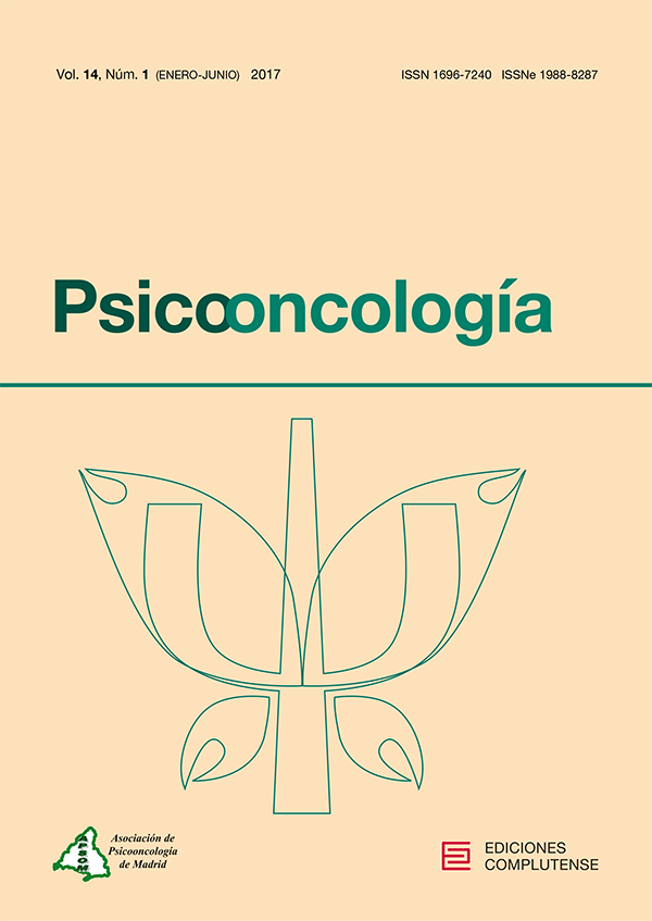 cubierta Psicooncología vol 14-1 (2017)