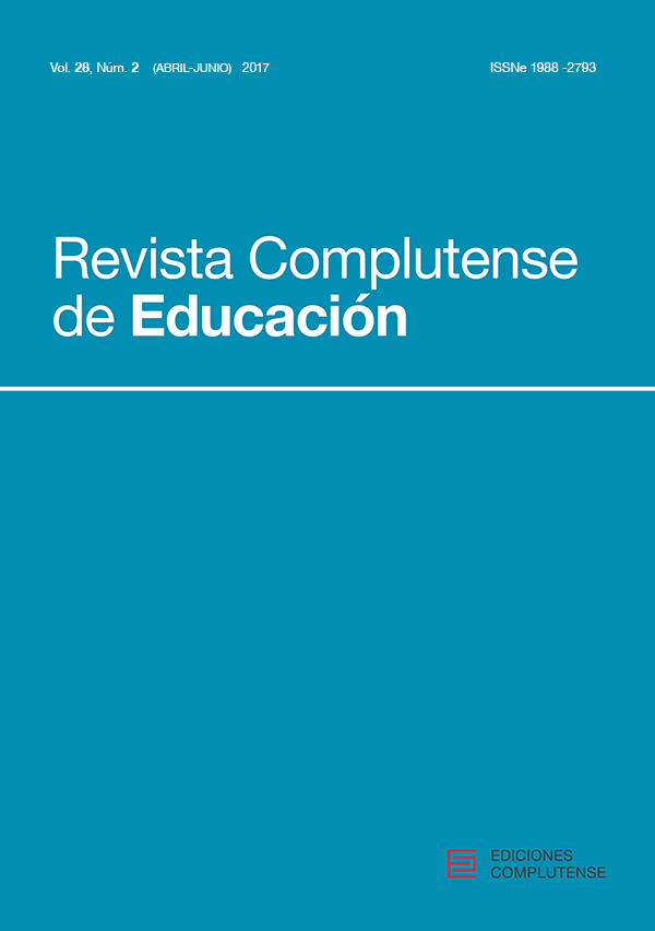 Cubierta de Revista Complutense de Educación Vol. 28, Núm. 2 (2017)