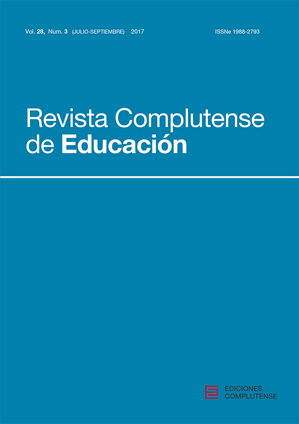Cubierta de Revista Complutense de Educación Vol. 28, Núm. 3 (2017)