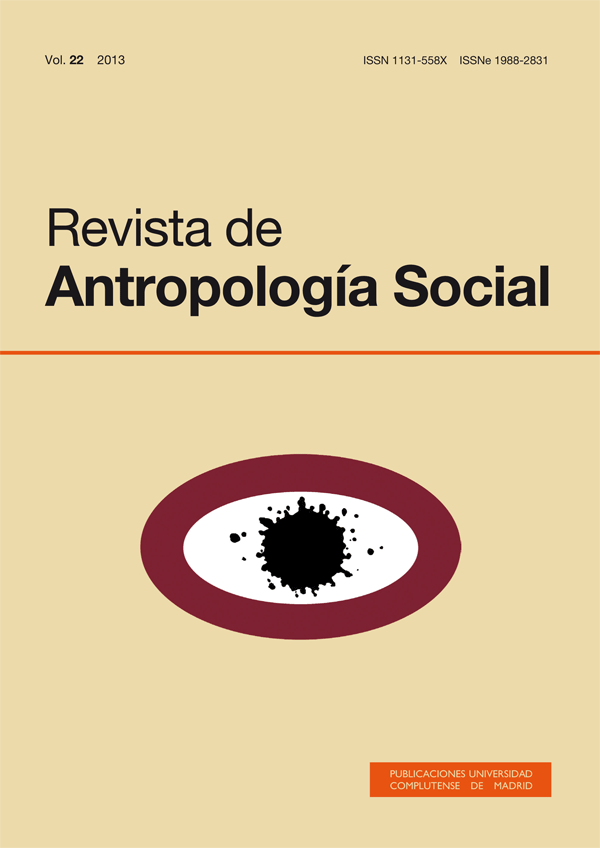 Cubierta de Revista de Antropología Social Vol 22 (2013): Antropología de las políticas públicas