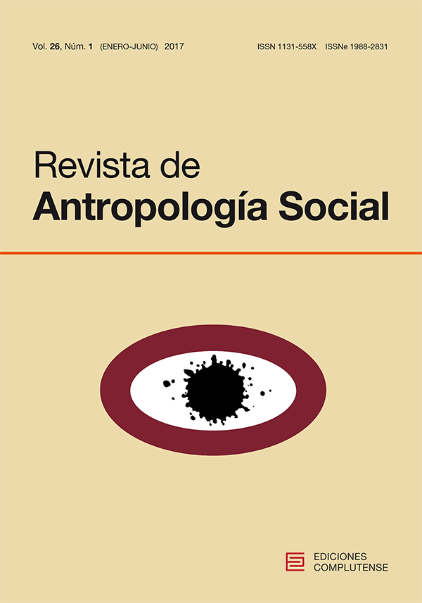 Cubierta de Revista de Antropología Social Vol. 26, Núm. 1