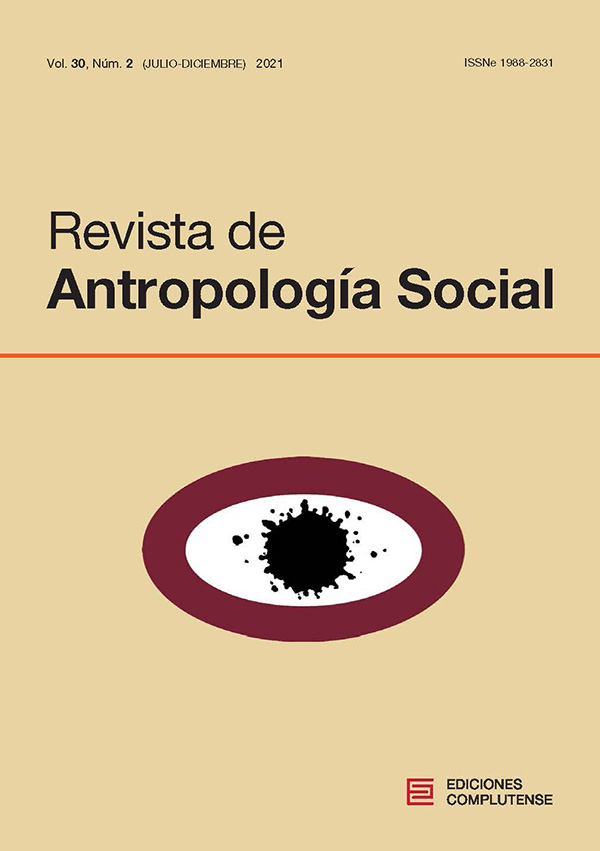 Cubierta Revista de Antropología Social 30 (2)2021