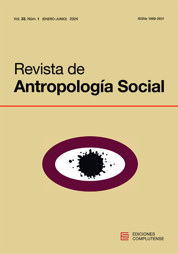 Cubierta Revista de Antropología Social 33(1) 2024