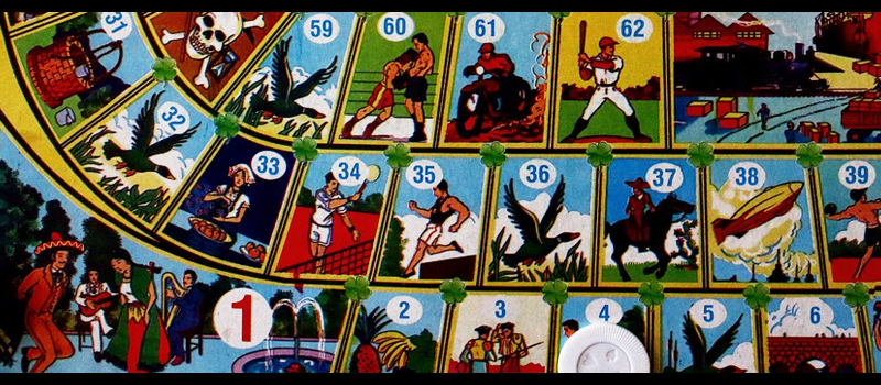 Board of the tablegame "Juego de la oca"