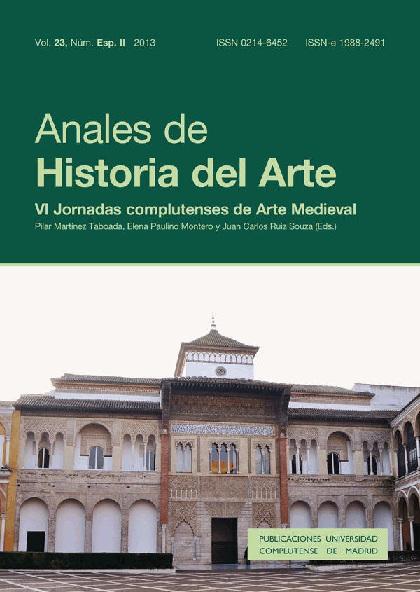 Cubierta Anales de Historia del Arte vol 23 núm especial (2013)