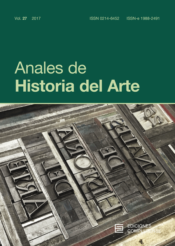 Cubierta de Anales de Historia del Arte Vol. 27