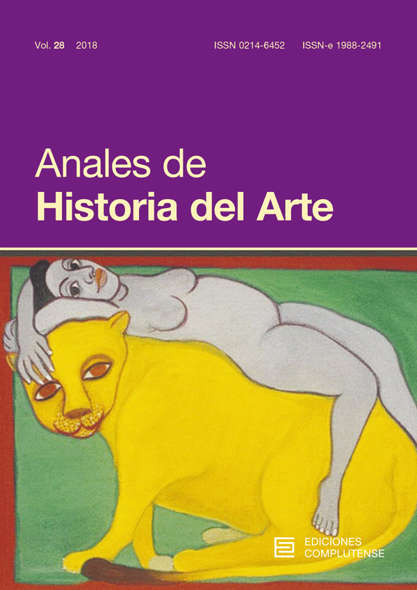 Cubierta de Anales de Historia del Arte Vol. 28