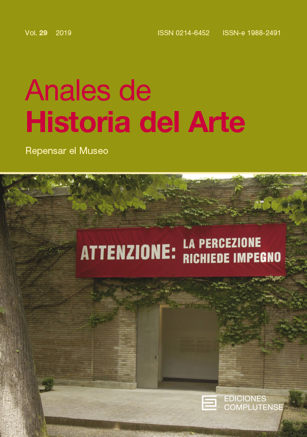 Cubierta de Anales de Historia del Arte vol. 29 (2019) Repensar el museo