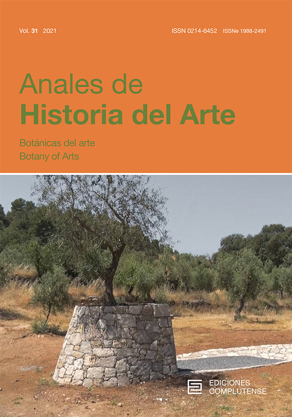 Cubierta Anales de Historia del Arte 31 (2021)