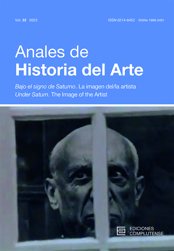 Cubierta Anales de Historia del Arte vol 33 (2023)