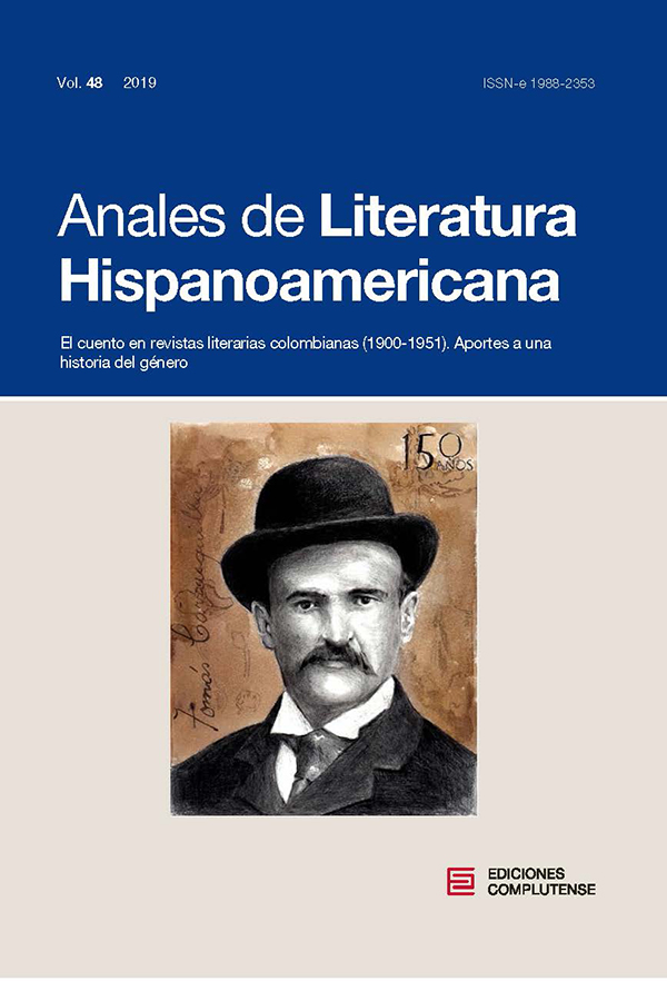 Cubierta Anales de Literatura Hispanoamericaa vol 48 (2019)