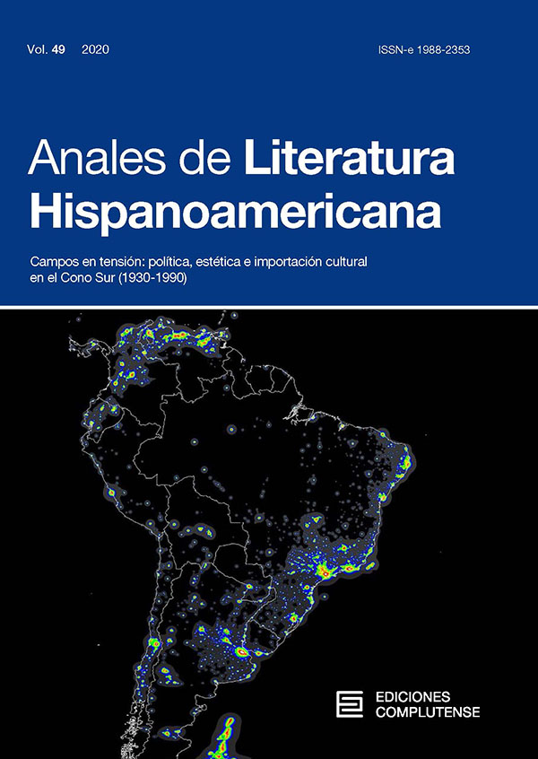 Cubierta Anales de Literatura Hispanoamericana vol 49 (2020)