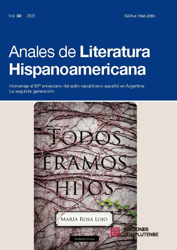 Cubierta Anales de Literatura Hispanoamericana 50 (2021)