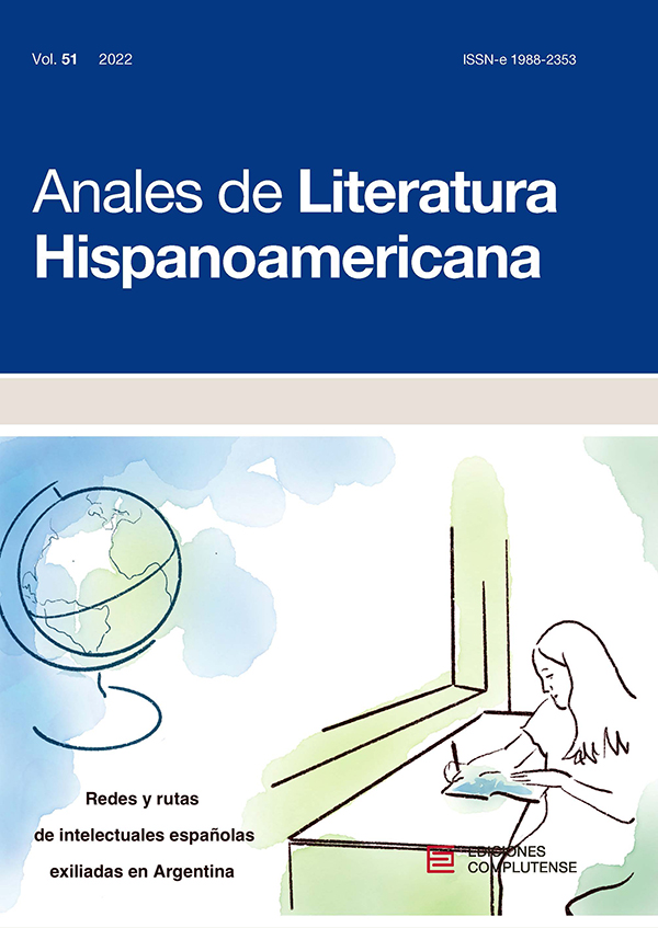 Cubierta Anales de Literatura Hispanoamericana 51 (2022)
