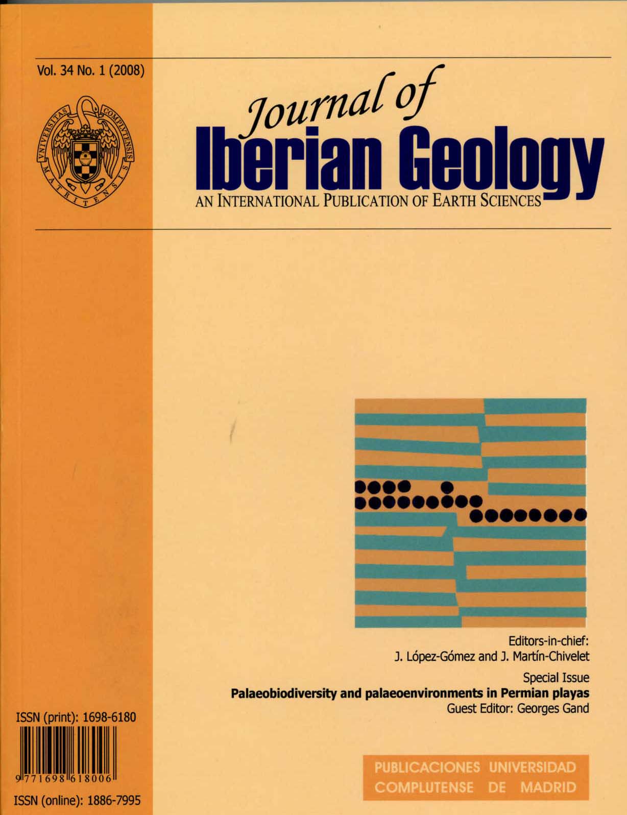 					View Vol. 34 No. 1 (2008): Palaeobiodiversity and palaeoenvironments in Permian playas
				