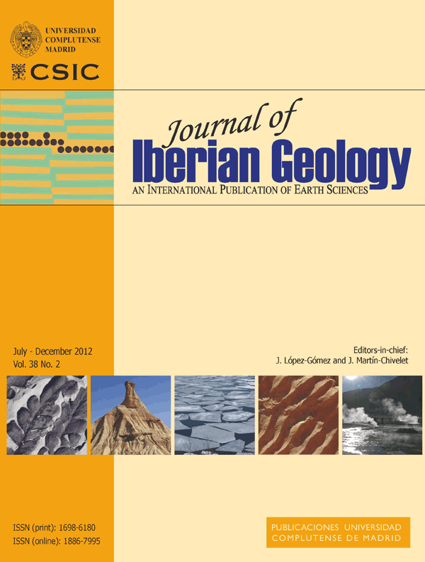 cover Journal of Iberian Geology 38-1 (2012)