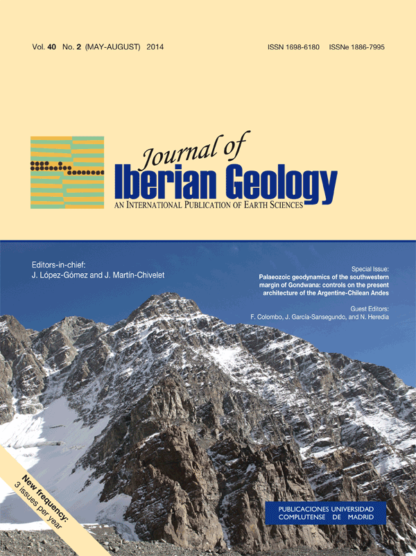 Cubierta de Journal of Iberian Geology Vol. 40, Issue 2