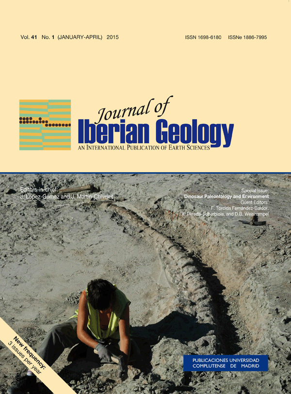 cover Journa of Iberian Geology vol 41-1 (2015)