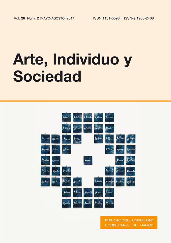 Cubierta de Arte, Individuo y Sociedad Vol. 26, Núm. 2 (2014)