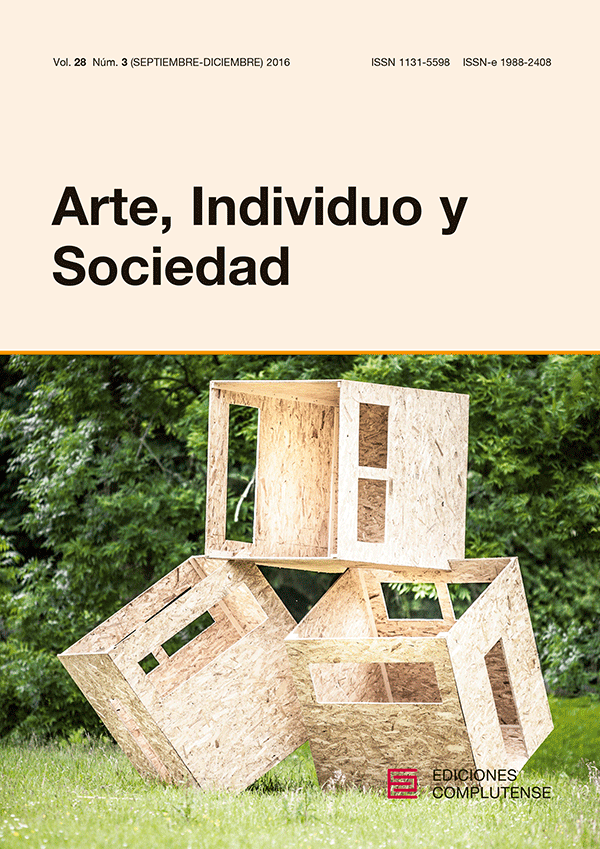 Cubierta de Arte, Individuo y Sociedad Vol. 28, Núm. 3 (2016)