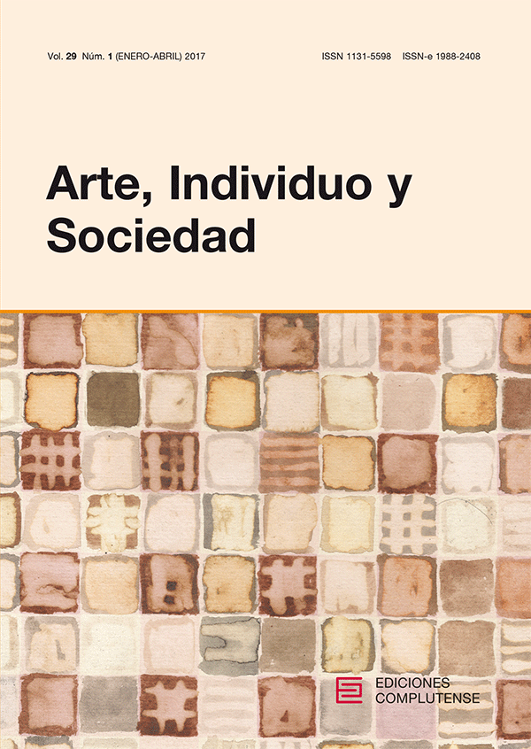 Cubierta de Arte, Individuo y Sociedad Vol. 29, Núm. 1