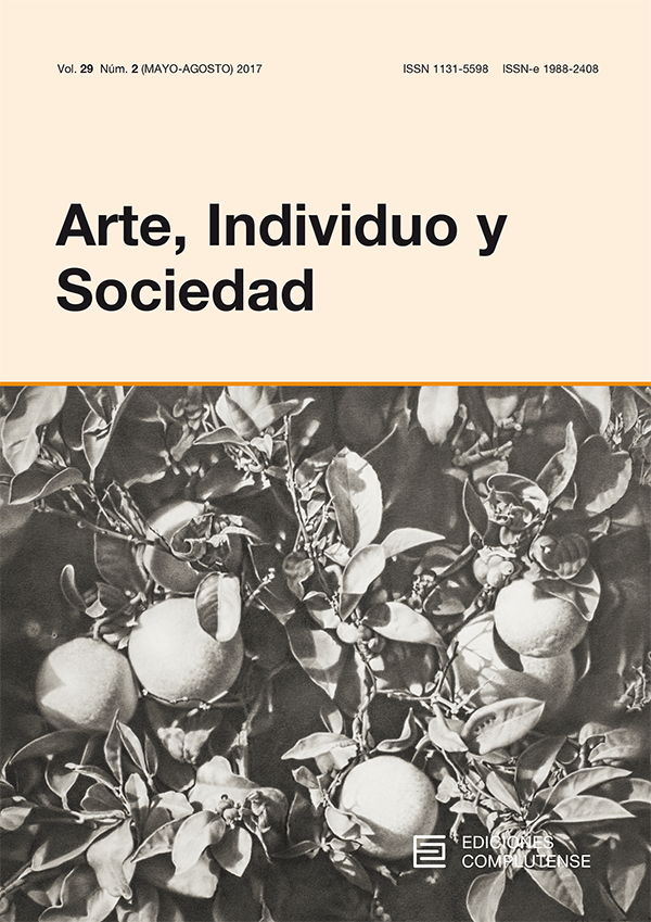 Cubierta Arte, Individuo y Sociedad Vol 29, No 2 (2017)