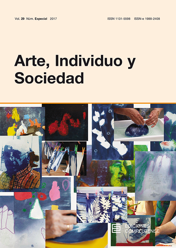Cubierta de Arte, Individuo y Sociedad Vol. 29, Núm. Esp. Arte y demencia