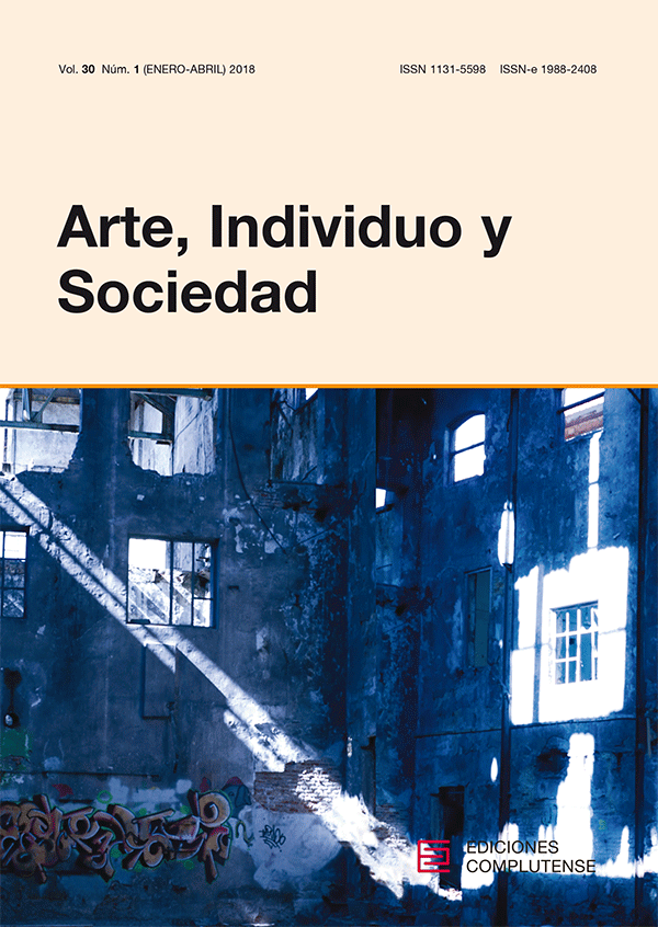 Cubierta Arte, Individuo y Sociedad Vol. 30, No 1 (2018)