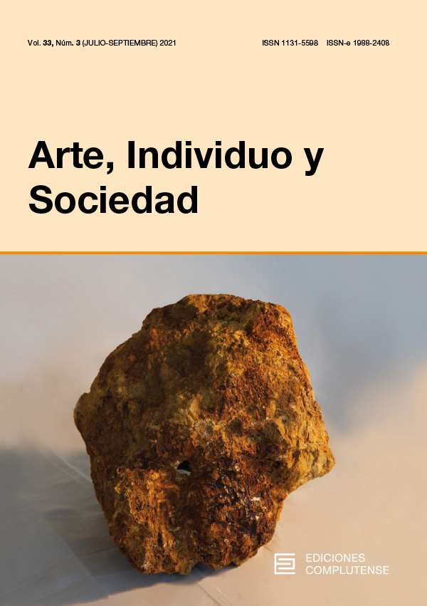 Cubierta Arte, Individuo y Sociedad Vol. 33, num. 3 (2021)
