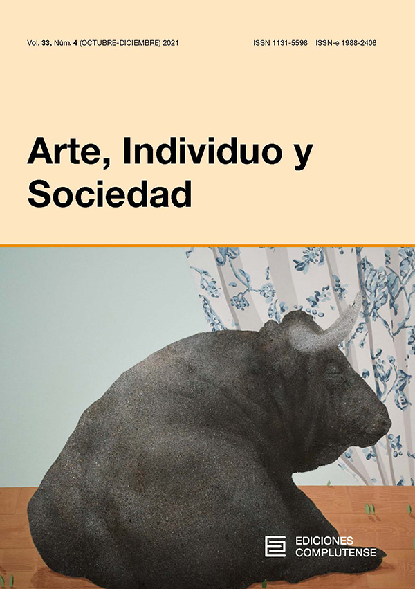 Cubierta Arte, Individuo y Sociedad 33 (4)