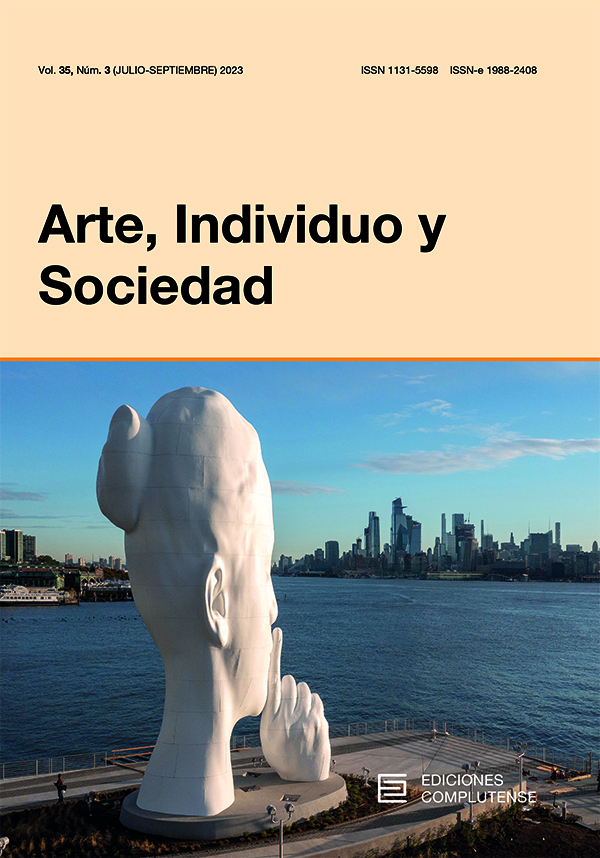 Cubierta Arte, Individuo y Sociedad 35(3) 2023