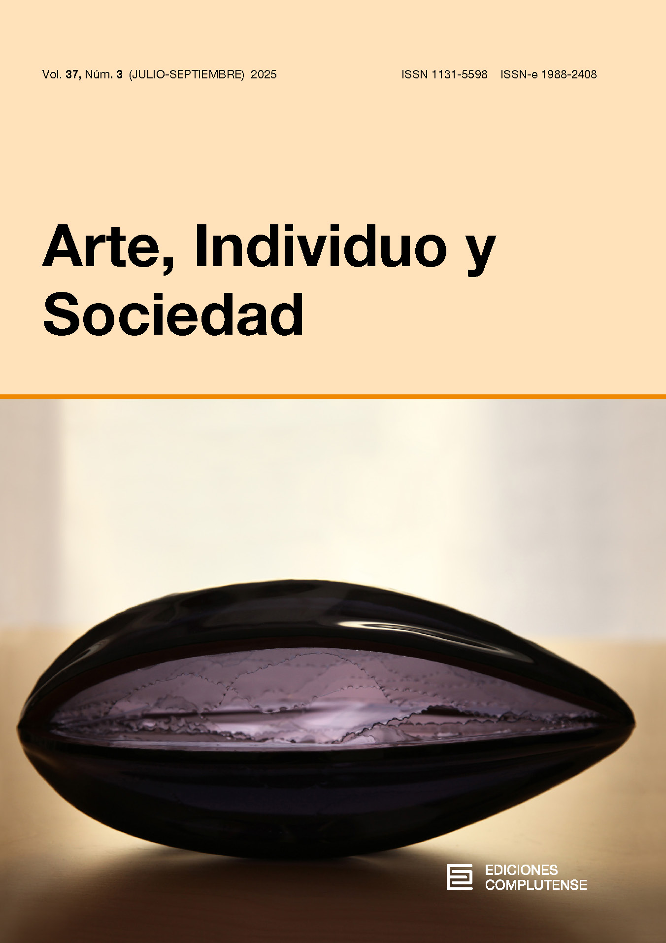 Cubierta Arte, Individuo y Sociedad 37(3) 2025