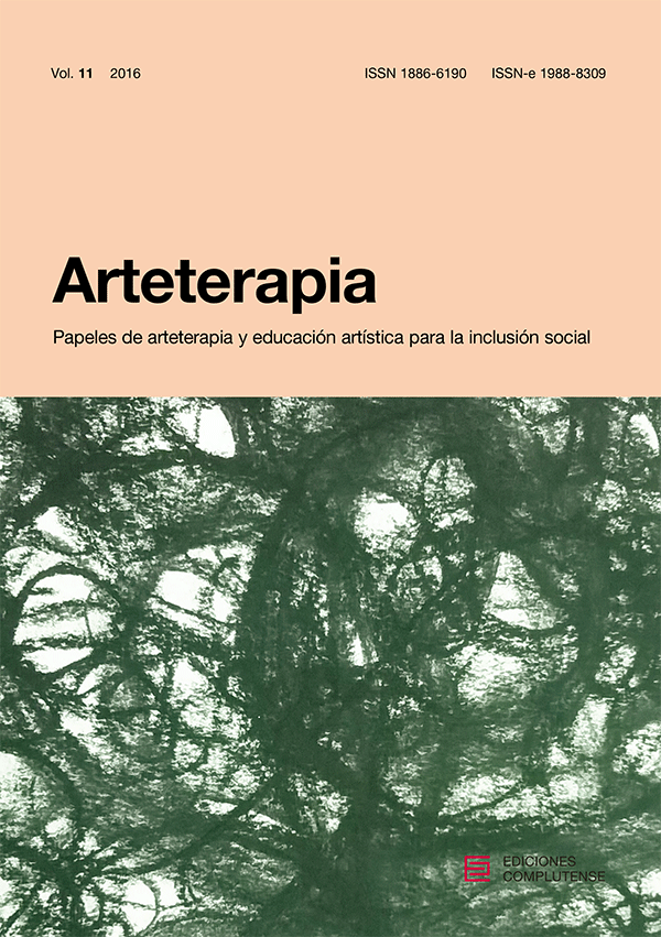 Cubierta Arteterapia vol 11 (2016)