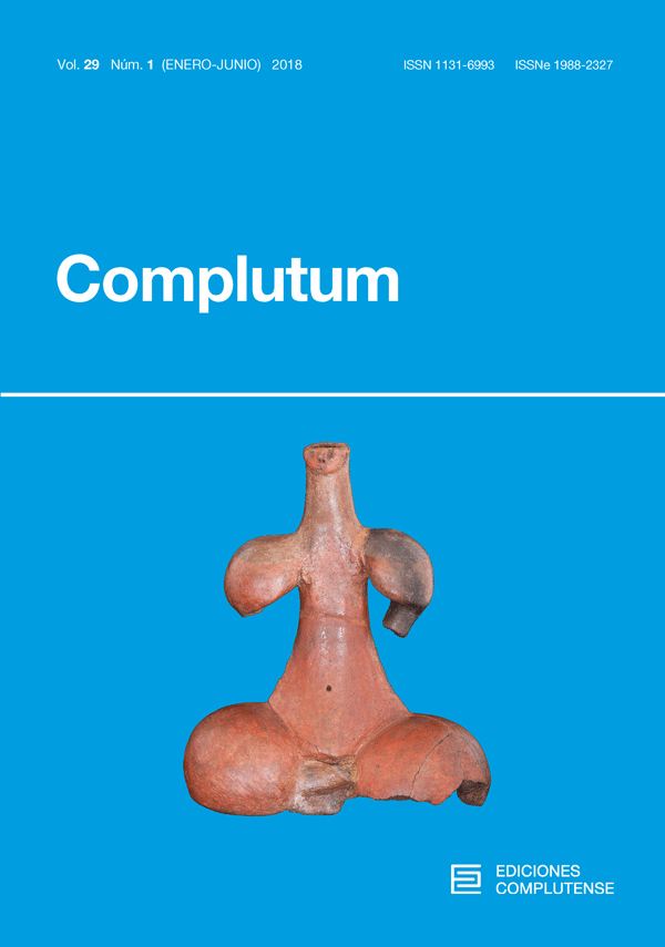 Cubierta de Complutum Vol. 29, Núm. 1 (2018)