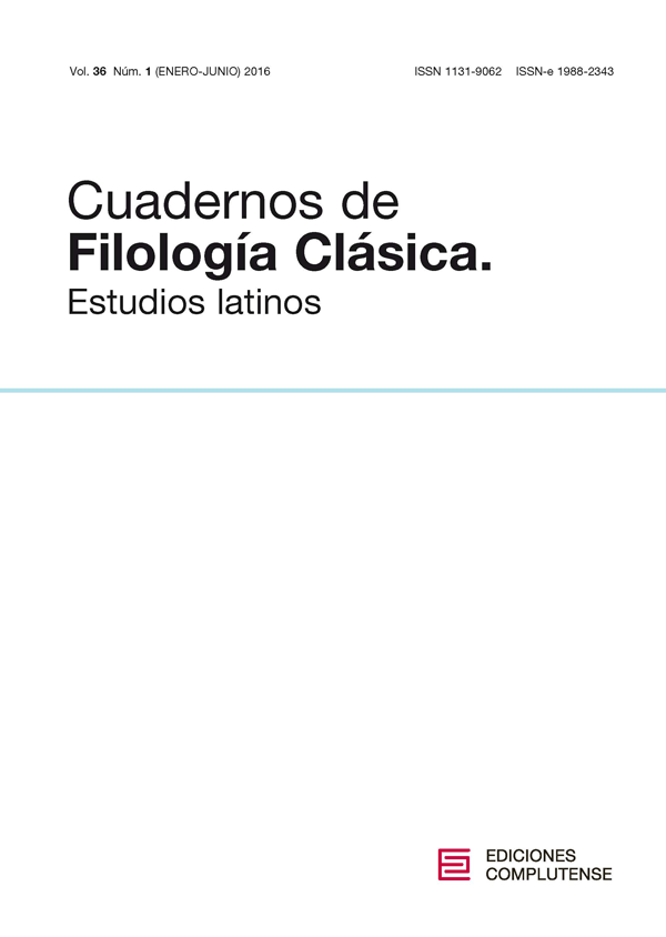 Cuadernos de Filología Clásica. Estudios Latinos vol 36, núm. 1 (2016)