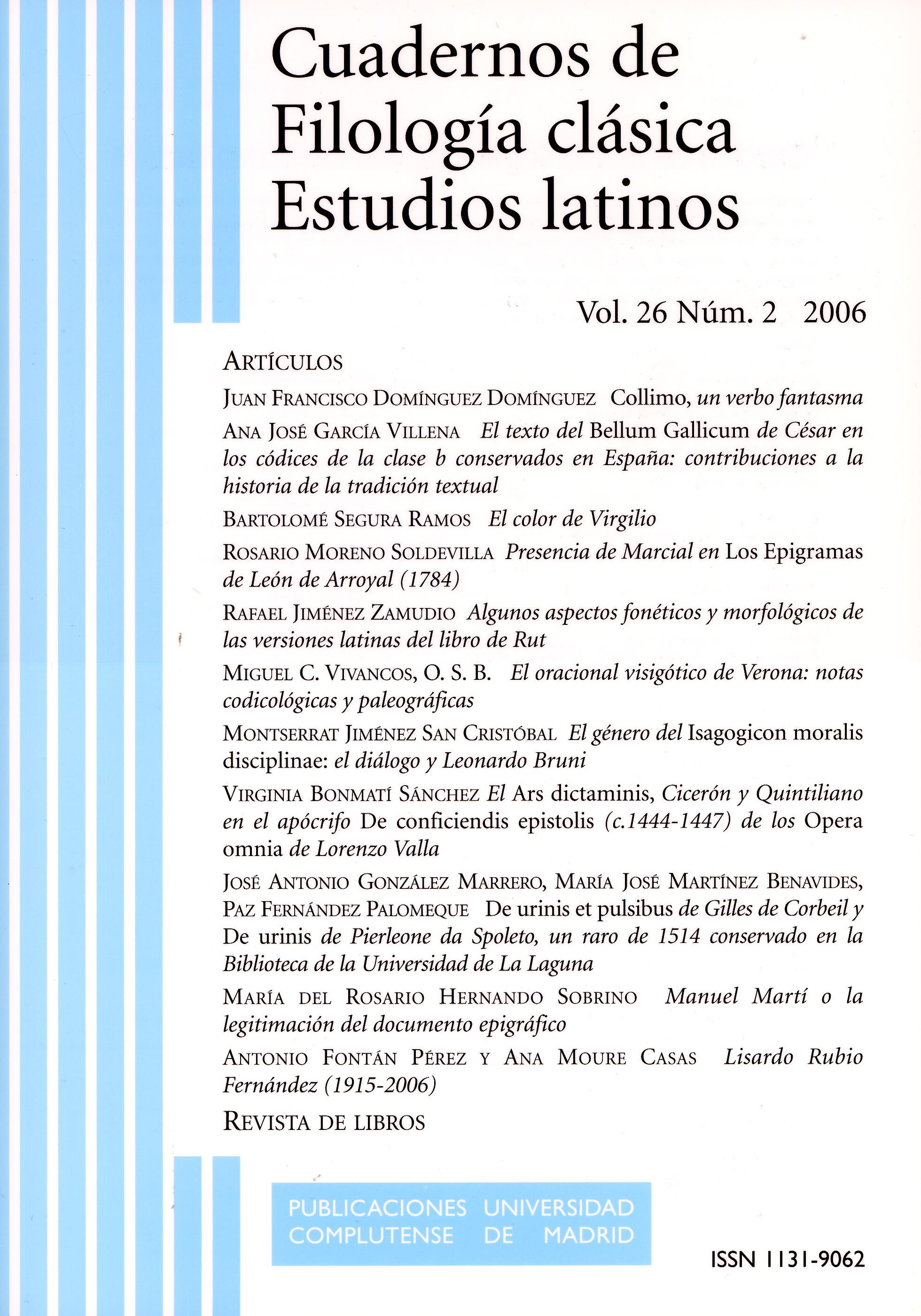 					View Vol. 26 No. 2 (2006)
				