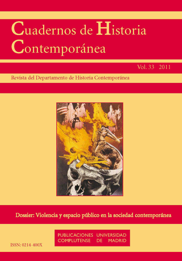 cubierta Cuadernos de Historia Contemporánea