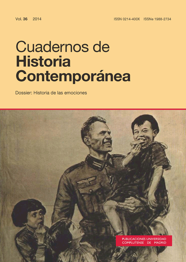 Cubierta Cuadernos de Historia Contemporánea vol 36 (2014)