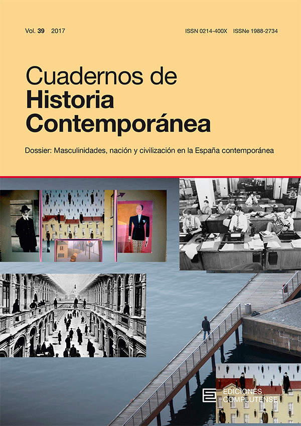 Cubierta de Cuadernos de Historia Contemporánea Vol. 39