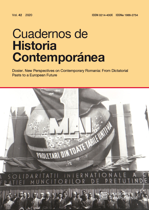 Cubierta de Cuadernos de Historia Contemporánea Vol. 42 (2020): New Perspectives on Contemporary Romania: From Dictatorial Pasts to a European Future