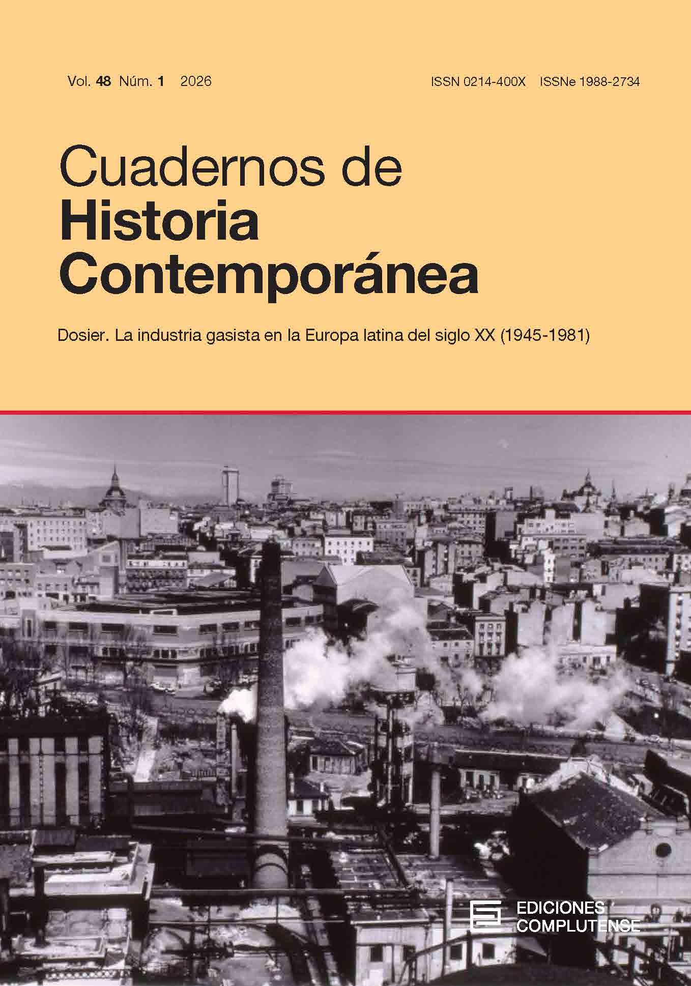 Cubierta Cuadernos de Historia Contemporánea 48(1) 2026