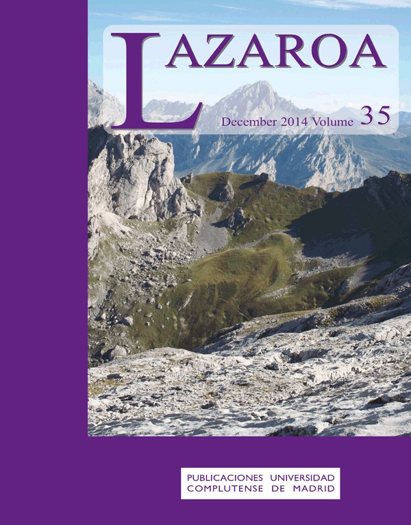 Cover Lazaroa 35 (2014)