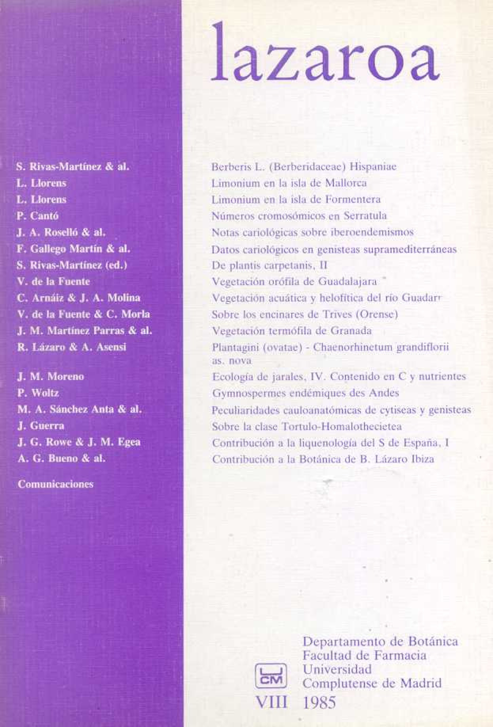 					Ver Vol. 8 (1985)
				