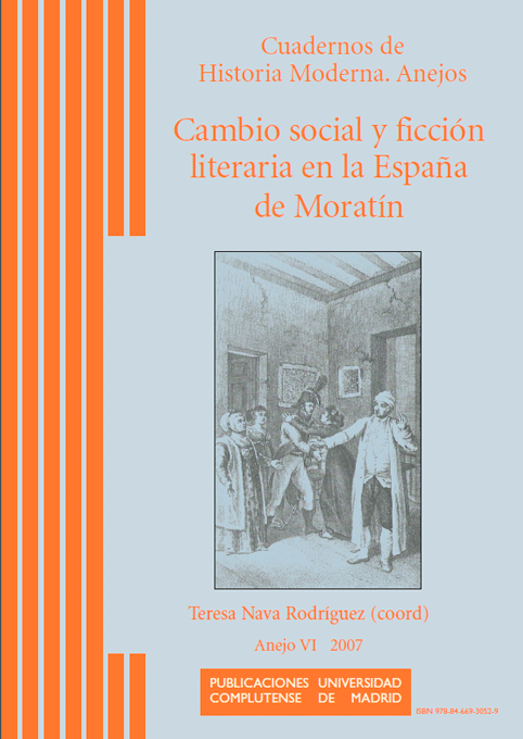 Cubierta de Anejo VI: Cambio social y ficción literaria en la España de Moratín