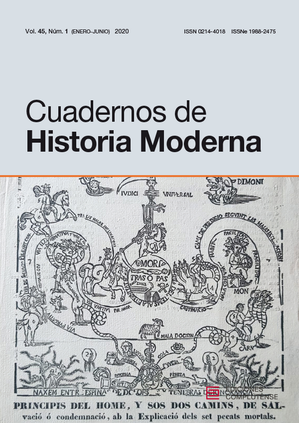 Cubierta de Cuadernos de Historia Moderna Vol. 45, Núm. 1