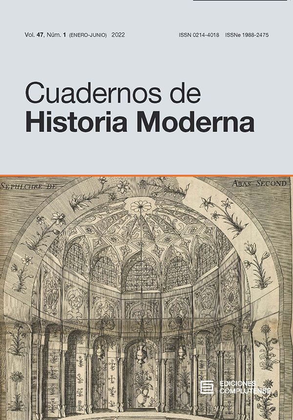 Cubierta Cuadernos de Historia Moderna 47 (1) 2022