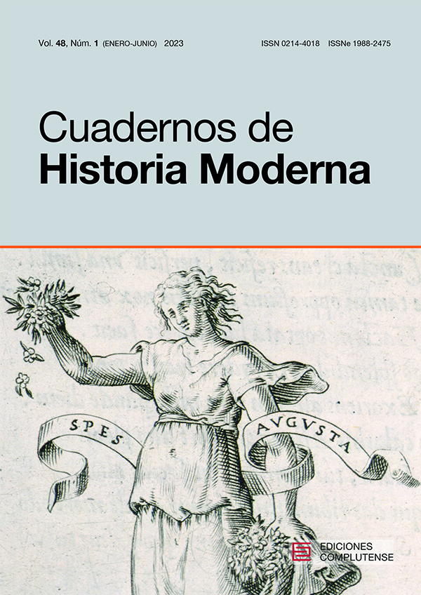 Cubierta Cuadernos de Historia Moderna 48(1) 2023