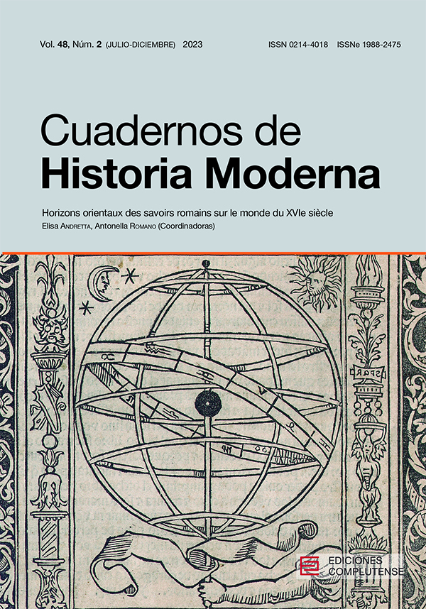 Cubierta Cuadernos de Historia Moderna 48(2) 2023