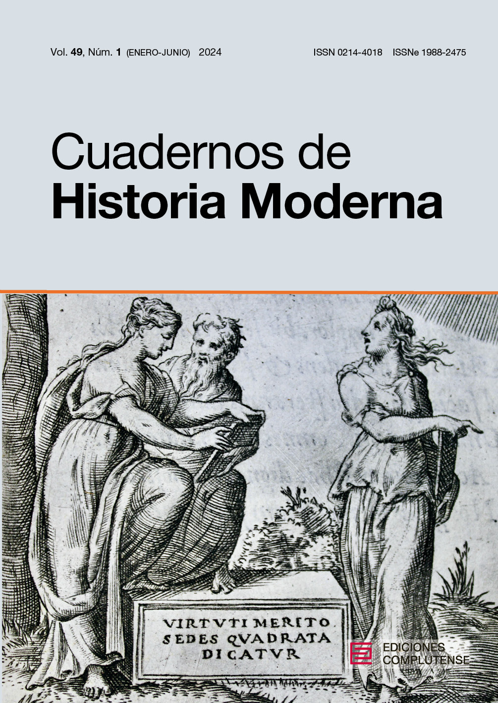Cubierta Cuadernos de Historia Moderna 49(1) 2024